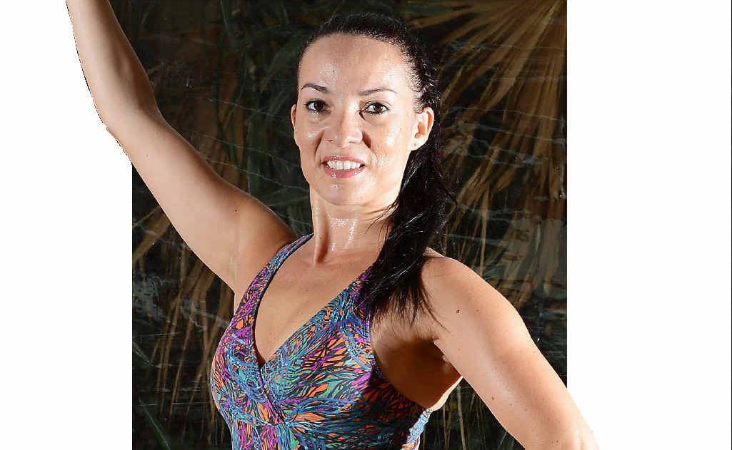 WORK IT: Samba instructor Fabia Santiago at The Brewery, Byron Bay. WORK IT: Samba instructor Fabia Santiago at The Brewery, Byron Bay.